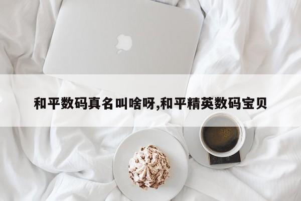 和平数码真名叫啥呀,和平精英数码宝贝